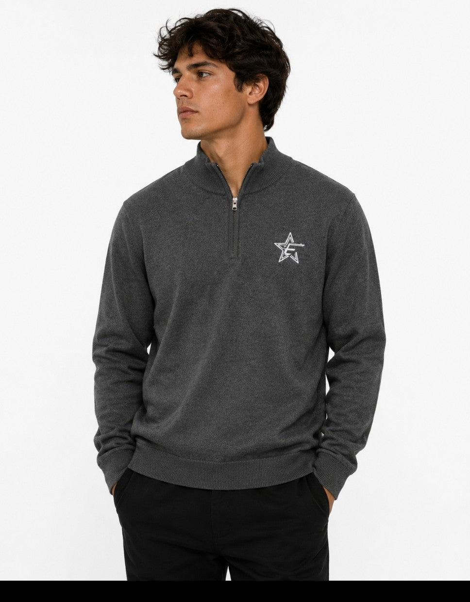 E STAR+E  Premium Quarter zip pullover
