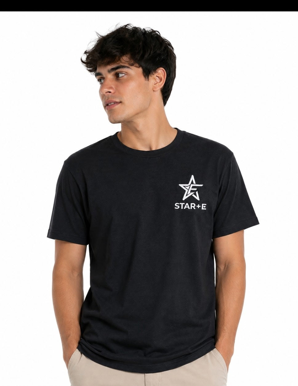 E STAR+E BLACK T_SHIRT